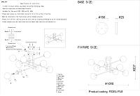 люстры светильник потолочный crystal lux fidel pl8 black crystal lux 0630/106, доставка по Казахстану 