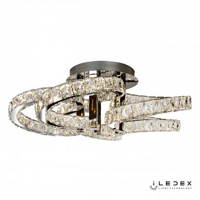 Потолочные Потолочный светильник iLedex Crystal Ice 16148/5 Хром, доставка по Казахстану 