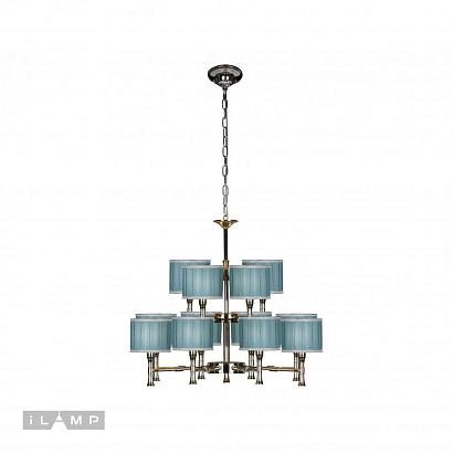 люстры подвесная люстра ilamp arcadia 85095/8+4 хром, доставка по Казахстану 