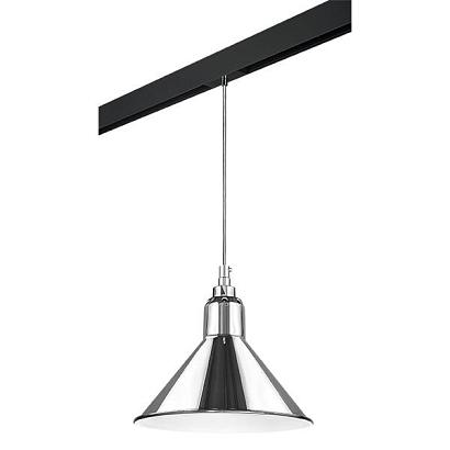 PRO765024 Светильник д - 1-фазн трека LOFT 1х40W E14 ХРОМ - ЧЕРНЫЙ   765024 - 595007 купить в Алматы svet.kz