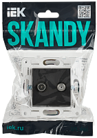 Дополнительная картинка SKANDY Роз. двойная TV+SAT SK-A13T титан IEK
