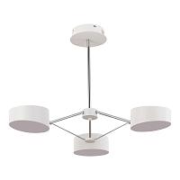 люстры sle6005-502-03 светильник потолочный белый/белый led 3*10w valle, доставка по Казахстану 