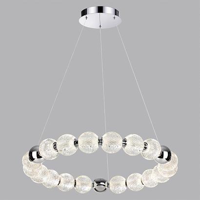 люстры 5007/60l l-vision odl24 463 подвесной светильник led 60w 4000k 4987лм crystal, доставка по Казахстану 