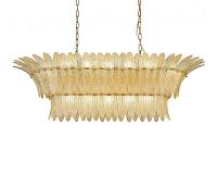 newport 8800 8819/s gold , подвесной светильник, gold clear glass with light yellow sand  l120*65*h37/200 cm e14 19*60w, доставка по Казахстану 
