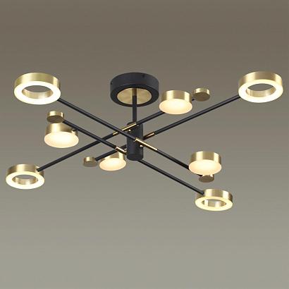 Потолочные Потолочная светодиодная люстра Odeon Light Midcent Denzel 4321/63CL, доставка по Казахстану 