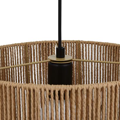 люстры sle6024-603-01 светильник подвесной бежевый/черный e27 1*40w ettan, доставка по Казахстану 