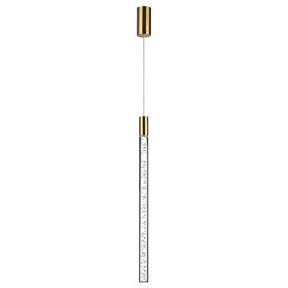 4369/5l hightech odl23 107 полированное золото/акрил с пузырьками подвесной св-к ip20 led 5w 200лм 3000k sparky, доставка по Казахстану 