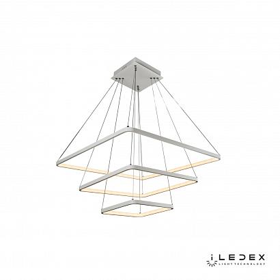 люстры подвесная люстра iledex venus 8153-700+500+300-d-t белый, доставка по Казахстану 