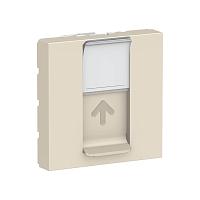 Лицевая панель RJ45 одиночная без коннектора Schneider Electric Unica Modular NU941144 