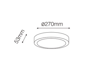 люстры светильник светодиодный clif-830a125f-dn, серия , темно-серый, 25вт, ip54, тепл. бел/000/, доставка по Казахстану 
