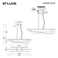 Дополнительная картинка SL6509.423.01 Светильник подвесной ST-Luce