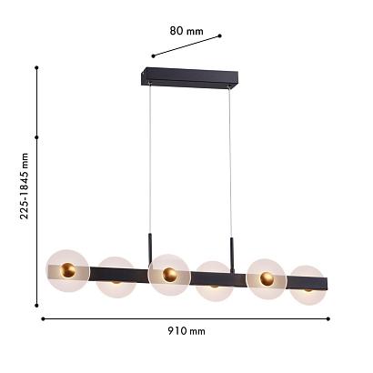 люстры подвесной светильник solskin 4317-6p, доставка по Казахстану 