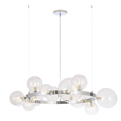 люстра crystal lux agata sp15 v2 chrome/transparente crystal lux 0034/315, доставка по Казахстану 