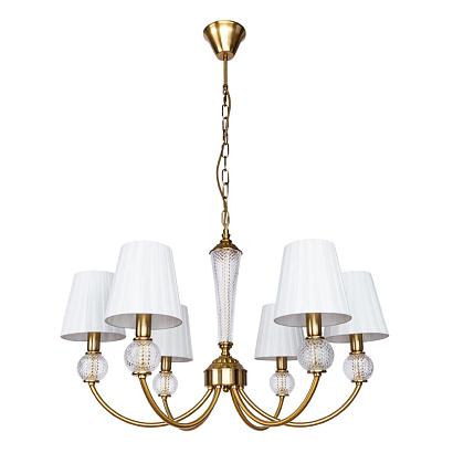 люстры подвесная люстра arte lamp gracie a7301lm-6pb, доставка по Казахстану 