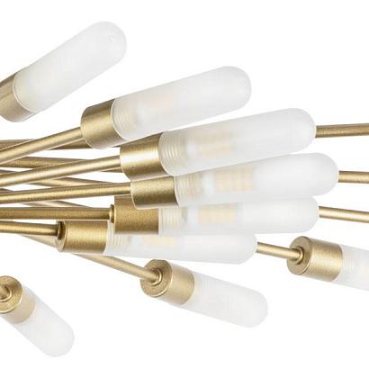 Потолочные 732283  MX9926-28A  Люстра RAGNO 28х5W led  G9 ШАМПАНЬ - ЗОЛОТО  в комплекте, доставка по Казахстану 