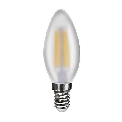 Лампа светодиодная филаментная Voltega E14 6W 4000К матовая VG10-C2E14cold6W-F 7045 купить в Алматы svet.kz