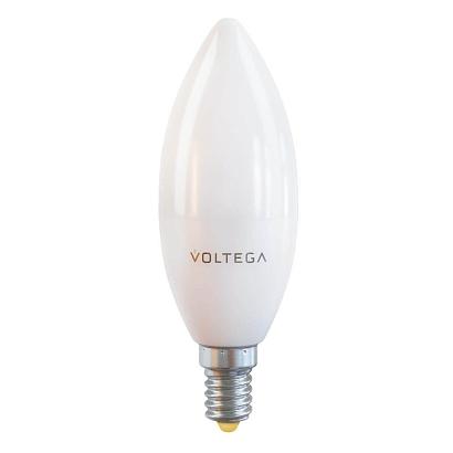 Лампа светодиодная Voltega E14 10W 2800К матовая VG2-C37E14warm10W 7064 купить в Алматы svet.kz