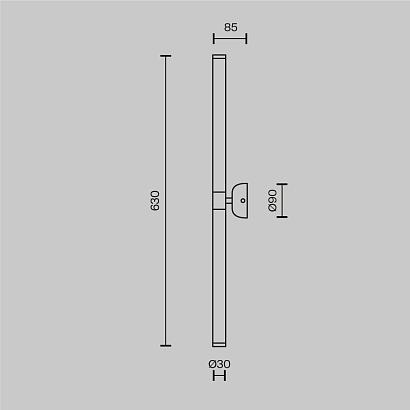 Декоративные настенные Настенный светильник (бра) Maytoni MOD106WL-L16G3K, доставка по Казахстану 