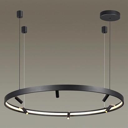 подвесная светодиодная люстра odeon light hightech fonda 4317/93l, доставка по Казахстану 