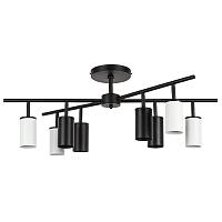 люстры lr728364374 люстра rullo 8х50w gu10 черный - белый  571728 - 214437-4 - 214436-4, доставка по Казахстану 
