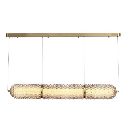 люстры sl6144.313.01 светильник подвесной st-luce латунь/шампань led 1*37w 4000k saguaro, доставка по Казахстану 