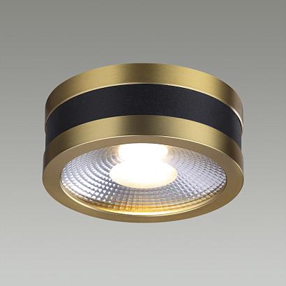 люстры 6613/7cl hightech odl23 161 черный/античная бронза/металл потолочный светильник ip20 led 7w 3000k reus, доставка по Казахстану 