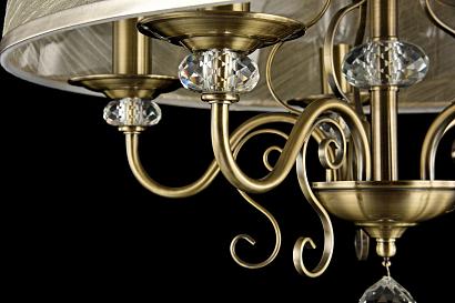 люстры подвесная люстра freya driana fr2405-pl-05c-bz, доставка по Казахстану 