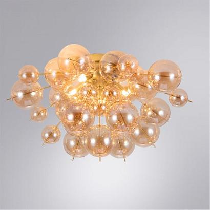 люстры потолочный светильник arte lamp molecule a8313pl-5go, доставка по Казахстану 