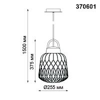 Уличный подвесной светильник Novotech Street Conte 370601