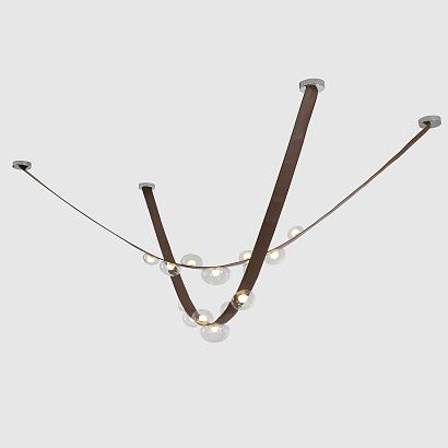 светильник подвесной crystal lux bosque 0271/207, доставка по Казахстану 