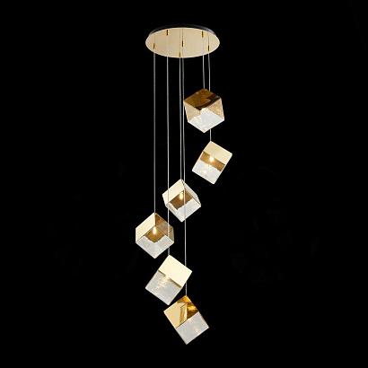 люстры подвесная люстра st luce riello sl1182.203.06, доставка по Казахстану 