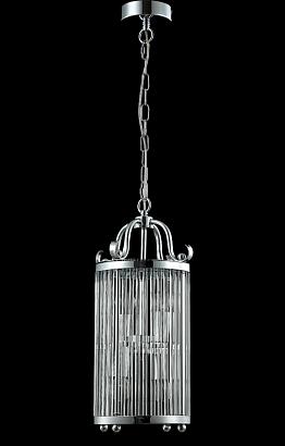 светильник подвесной crystal lux tadeo sp4 d200 chrome/transparente crystal lux 3030/204, доставка по Казахстану 