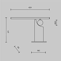Настольный светильник Maytoni MOD467TL-L9B3K Monumento