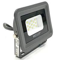 Светодиодный прожектор WOLTA WFL-10W/06 10Вт 5700К IP65 900лм серый 115x112/85x27 1/40