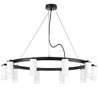 lr0203601 подвесной светильник rullo 10х50w gu10 черный/белый (571020+214436-10+202431-10), доставка по Казахстану 