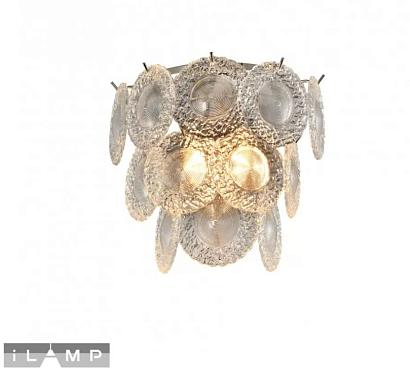Декоративные настенные Настенный светильник iLamp Rockfeller W2549-2 Nickel, доставка по Казахстану 