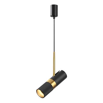 4356/1 hightech odl23 231 черный/золотистый/металл подвесной св-к ip20 led gu10 10w bullet, доставка по Казахстану 