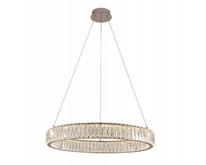 newport 8240 8240/60 chrome , подвесной светильник, chrome сlear crystal d60*h7,6 см led 36w 3100k 3960lm, доставка по Казахстану 