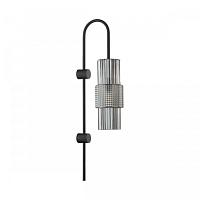 5016/1W MODERN ODL23 335 черный/дымчатый металл/стекло Бра E14 1*40W PIMPA
