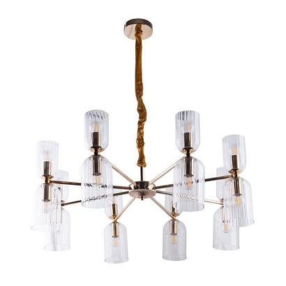 люстры подвесная люстра arte lamp charm a1623lm-16go, доставка по Казахстану 