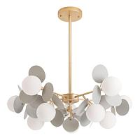 люстра на штанге arte lamp peacock a1369sp-10gy, доставка по Казахстану 
