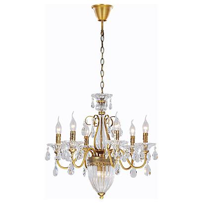 люстры подвесная люстра arte lamp schelenberg a4410lm-6-2sr, доставка по Казахстану 