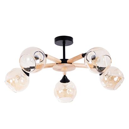 потолочный светильник arte lamp branson a4370pl-5br, доставка по Казахстану 