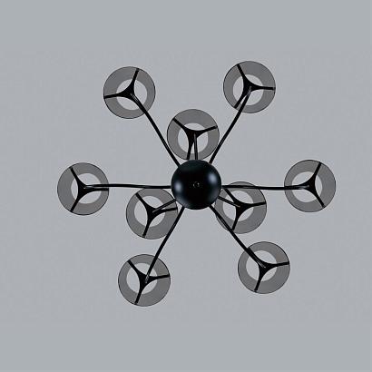 люстры 6570/9c lumion люстра потолочная smoky, доставка по Казахстану 