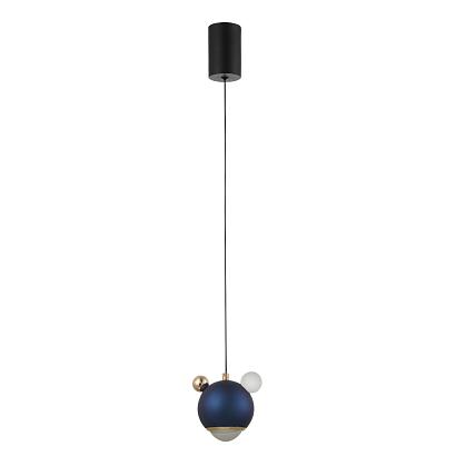 светильник подвесной crystal lux amigo sp led blue crystal lux 1084/201, доставка по Казахстану 