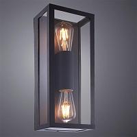 Дополнительная картинка Уличный настенный светильник Arte Lamp Belfast A4569AL-2BK