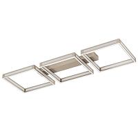 люстры 99786 потолочный светильник altaflor, led 36w, 3600lm, l990, b295, h70, сталь, матовый никельй/пласт, доставка по Казахстану 