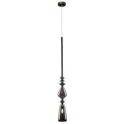 светильник подвесной crystal lux lux new sp1 b smoke crystal lux 2260/211, доставка по Казахстану 