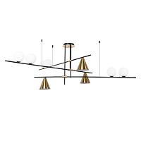 люстры потолочный светильник arte lamp jacob a7029pl-9bk, доставка по Казахстану 