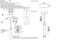 Дополнительная картинка Светильник подвесной Crystal Lux CLT 036C1100 WH Crystal Lux 1400/207